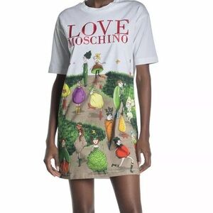 Love moschino garden shirt dress